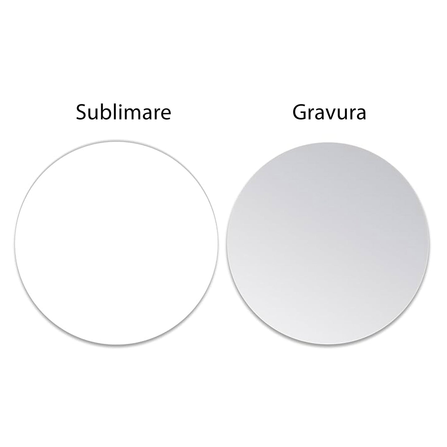 Ornament metalic de brad CLOPOTEL - sublimabil