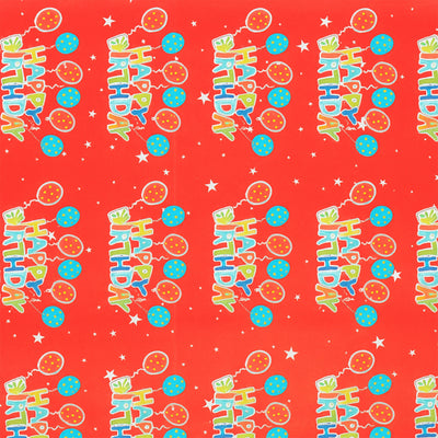 Gift wrapping paper on roll 200x50 - Happy Birthday