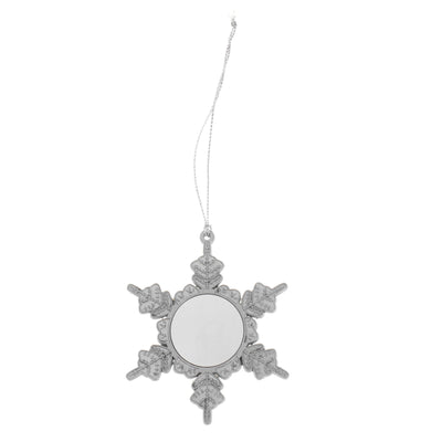 Metal Christmas Tree Ornament SNOWFLAKE - Sublimation