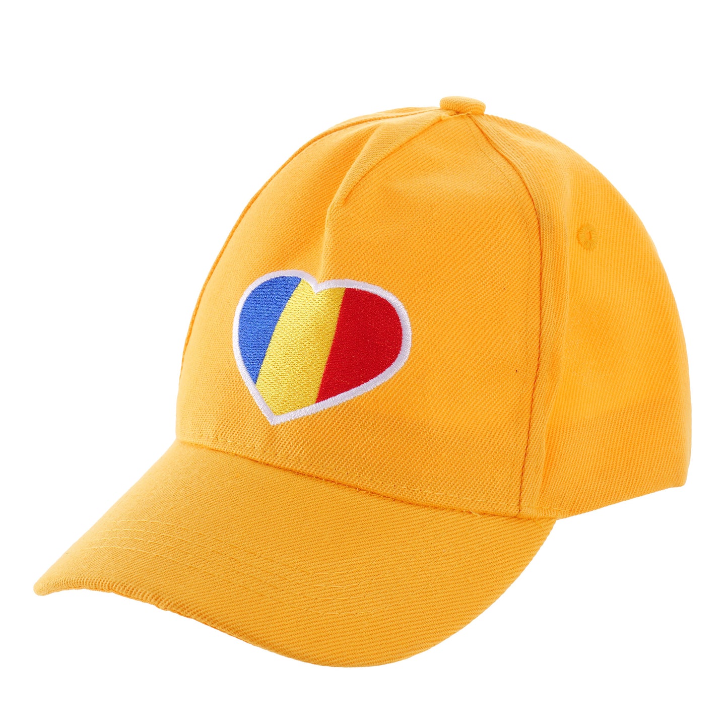 Sárga sapka trikolór szív ROMANIA