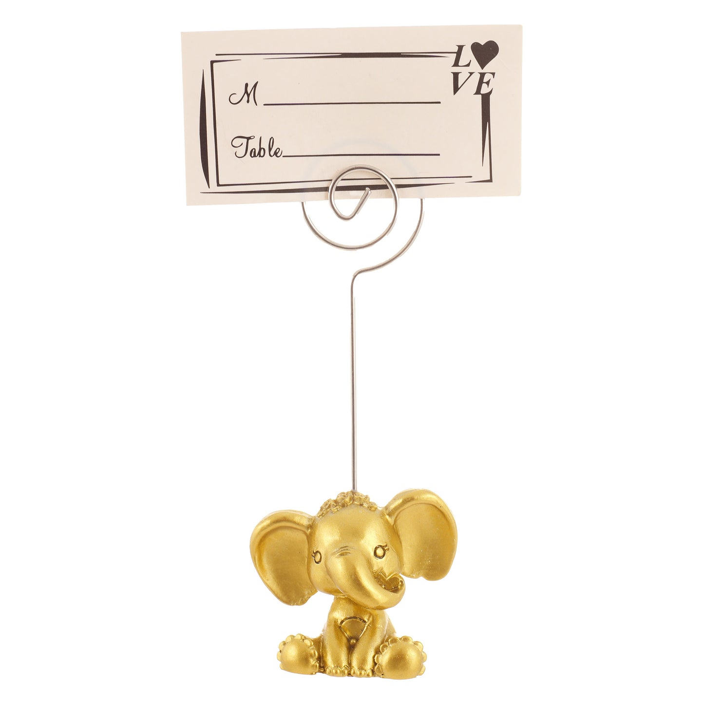 Suport metalic numere de masa si place card - ELEFANT