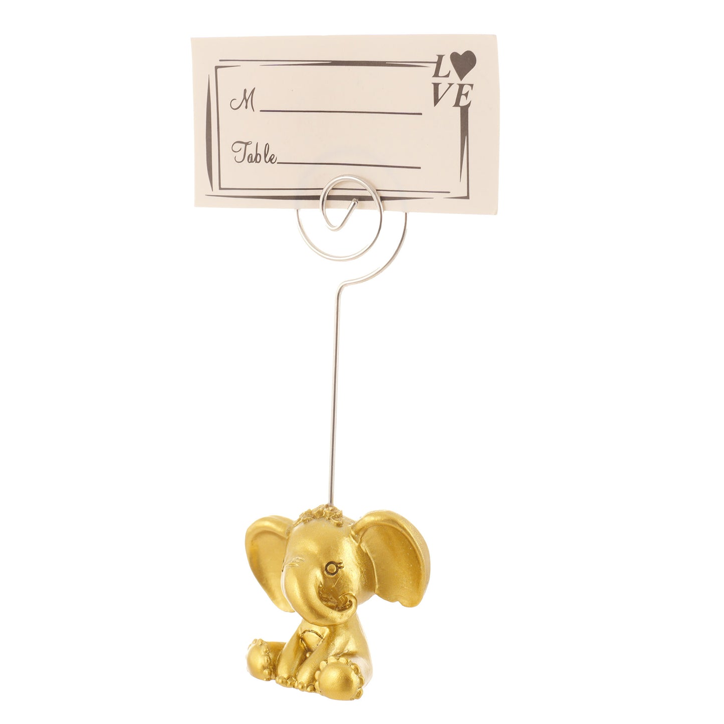 Suport metalic numere de masa si place card - ELEFANT