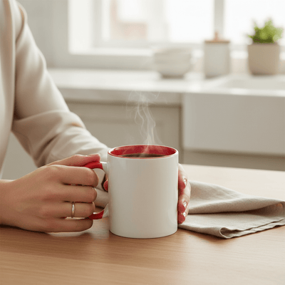 Cana maner interior rosu + cutie individuala MD4001S10160 - Green Print