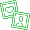 Minirame - Green Print