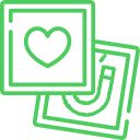 Magneti foto - Green Print