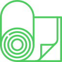 Folie magnetica - Rola - Green Print