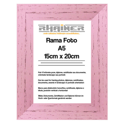 Rama foto Leon roz A5