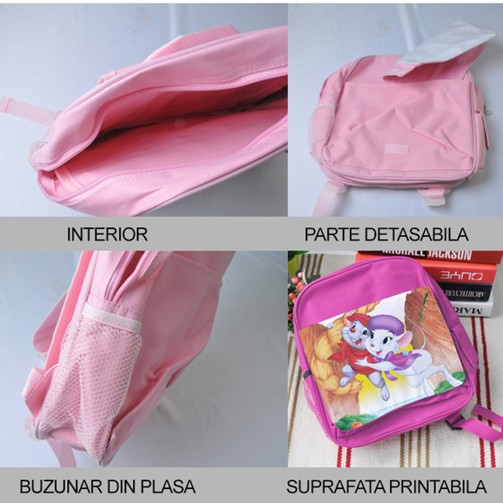Ghiozdan copii sublimabil albastru