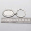 Breloc metalic oval sublimabil