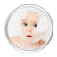 Magnet plastic insertie foto rotund Ø6cm