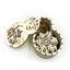 Cutie cu 10 ornamente de brad - lemn