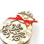 Cutie cu 10 ornamente de brad - lemn