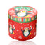 Cutii rotunde Craciun model pinguini - set 3buc