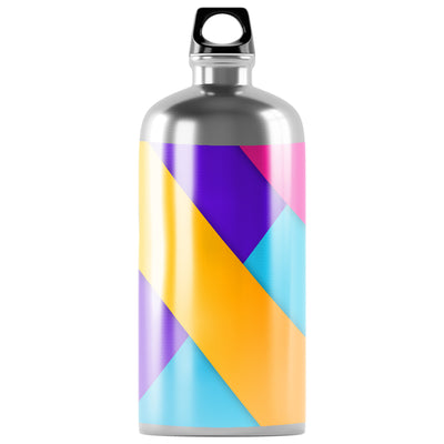 Bidon sport argintiu 500ml sublimabil