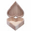 Cutie lemn inima MEDIE 12x10x7 cm