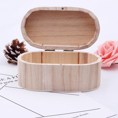 Cutie lemn ovala MARE 15x9x6 cm
