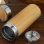 Termos metal + bambus KINATA 500ml