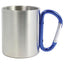 Cana metal inox sublimabila cu maner albastru