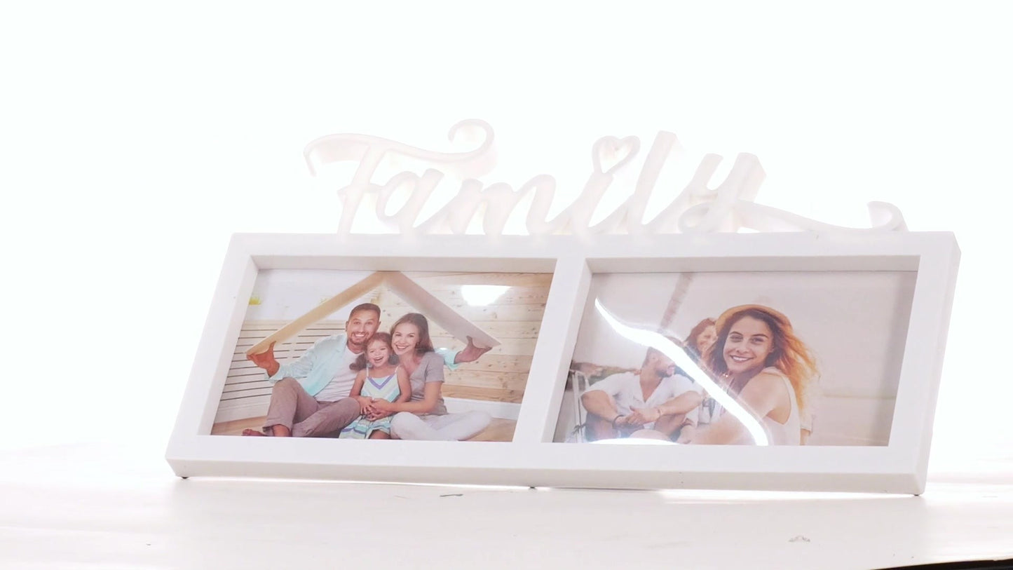 Rama foto colaj Family 2 poze