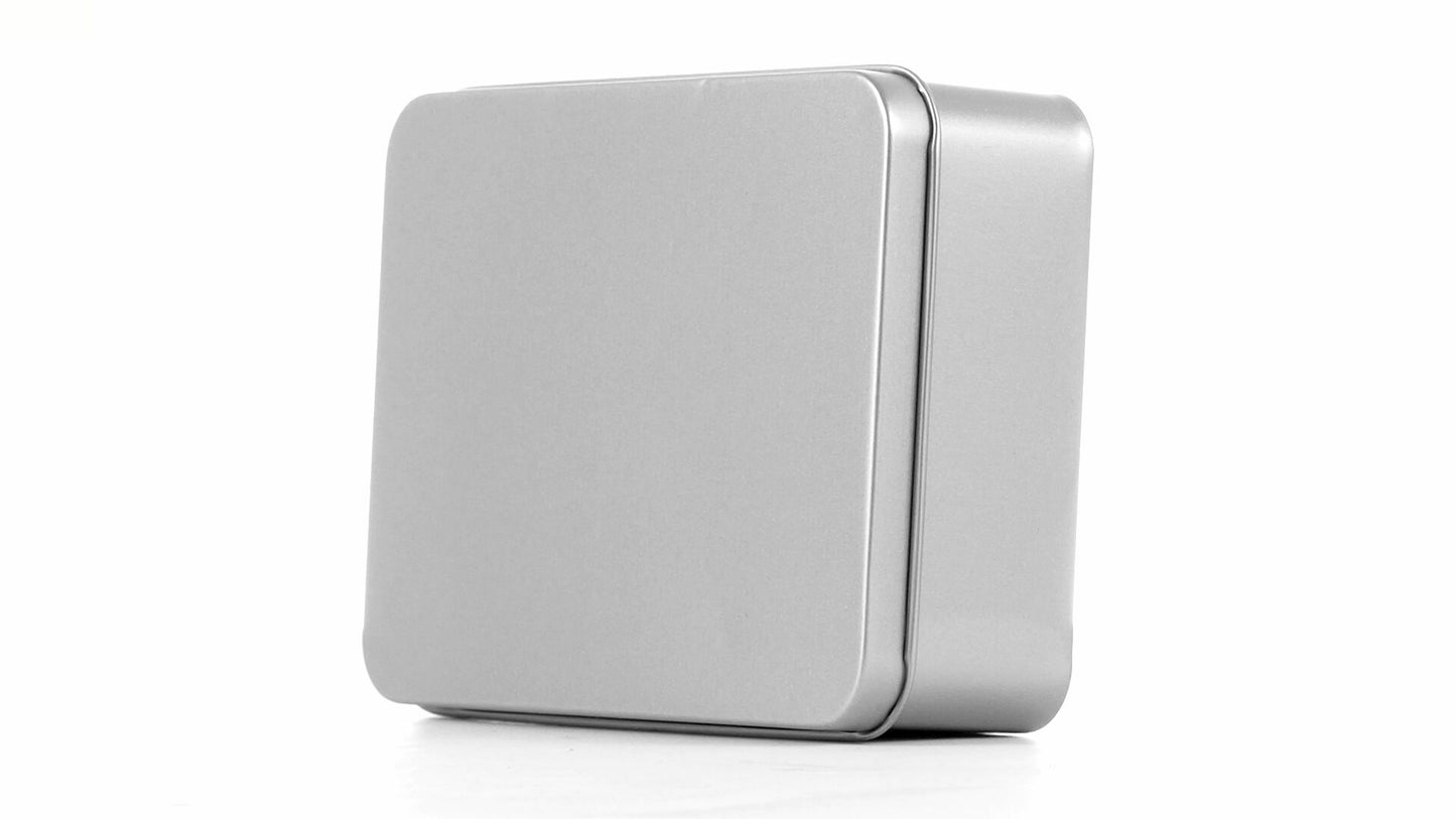 Medium rectangular metal box 12x10x4