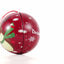Glob de brad metalic rosu cu model ren Ø7 cm XM787812 - Green Print