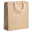 Sacosa iuta cu manere de bumbac 38x42