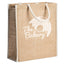 Sacosa iuta cu manere de bumbac 38x42