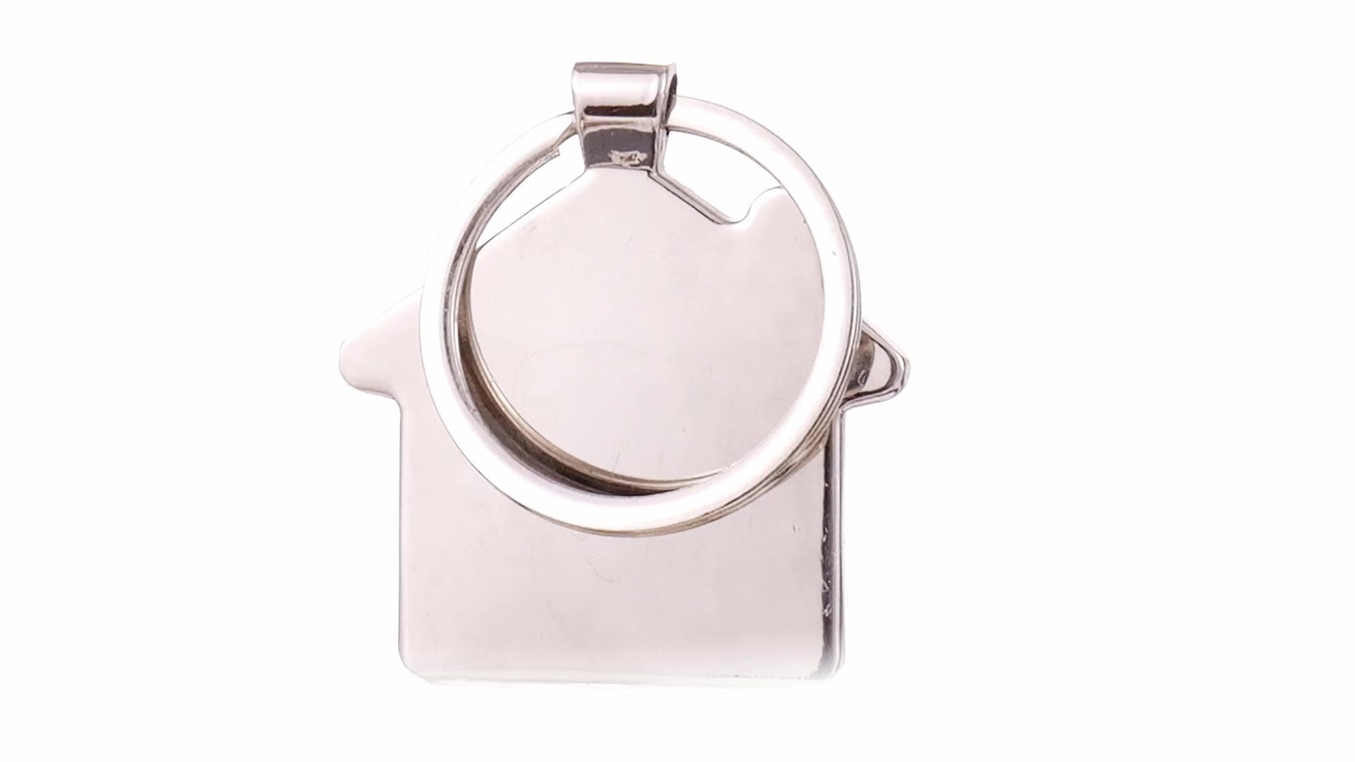 Breloc gravabil casa lemn+metal KO1148S129 - Green Print