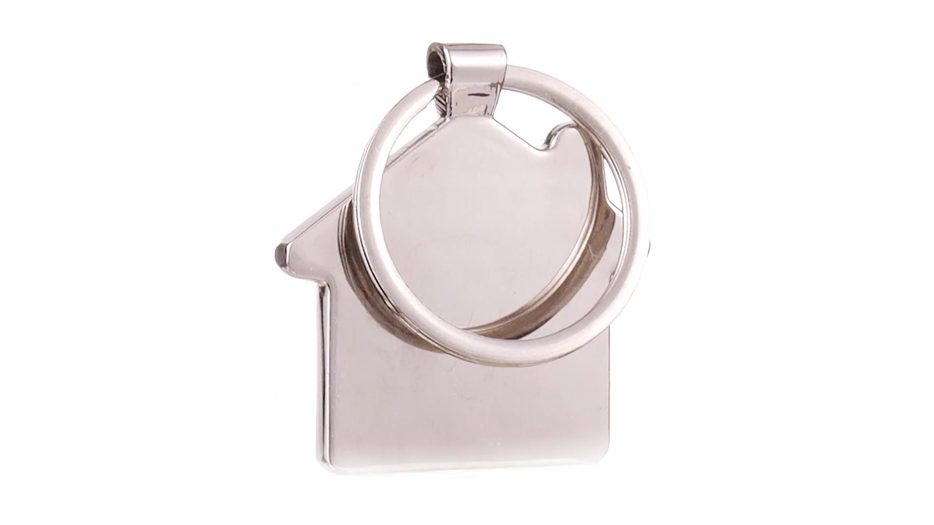 Breloc gravabil casa lemn+metal KO1148S129 - Green Print