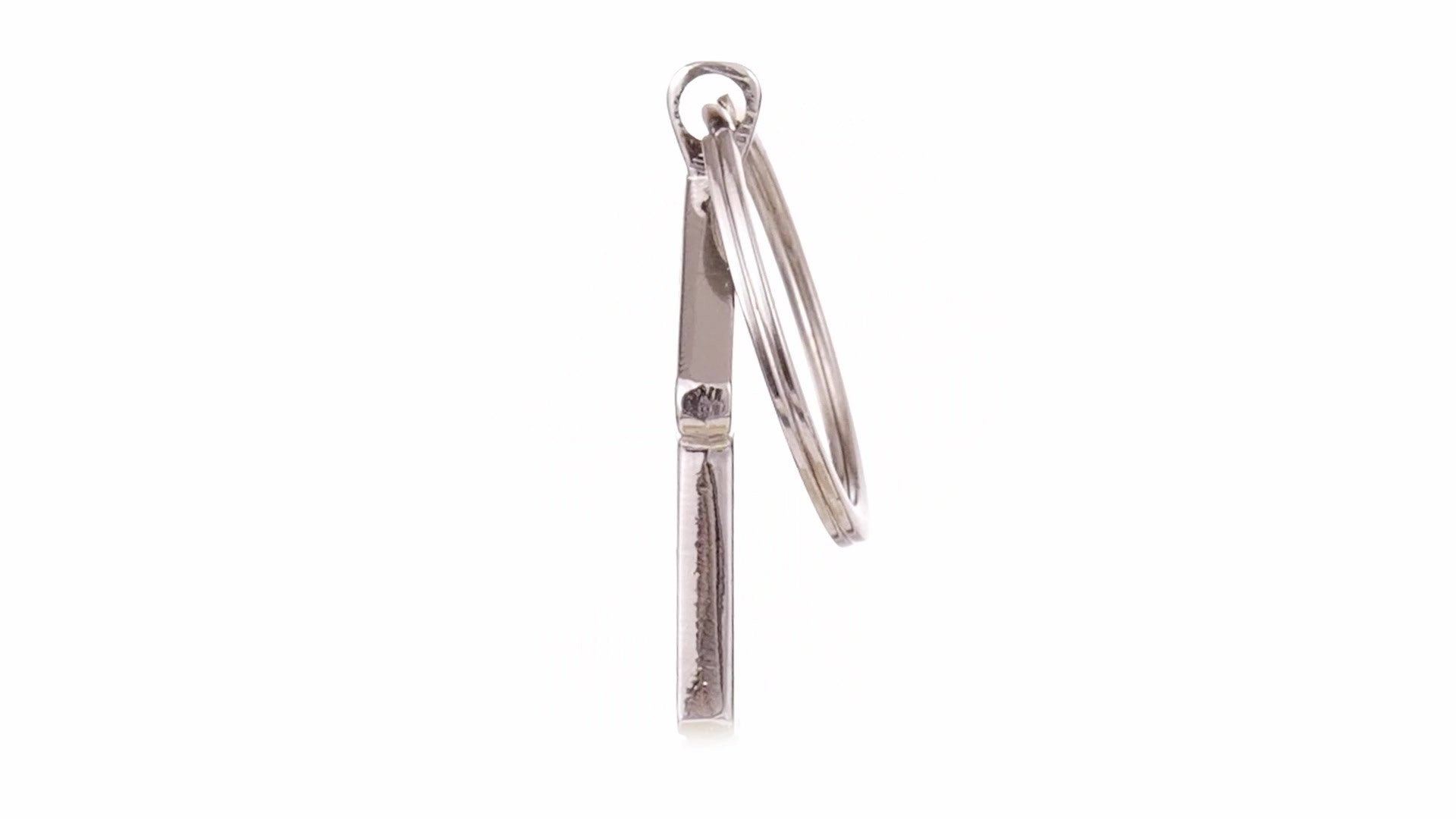 Breloc gravabil casa lemn+metal KO1148S129 - Green Print