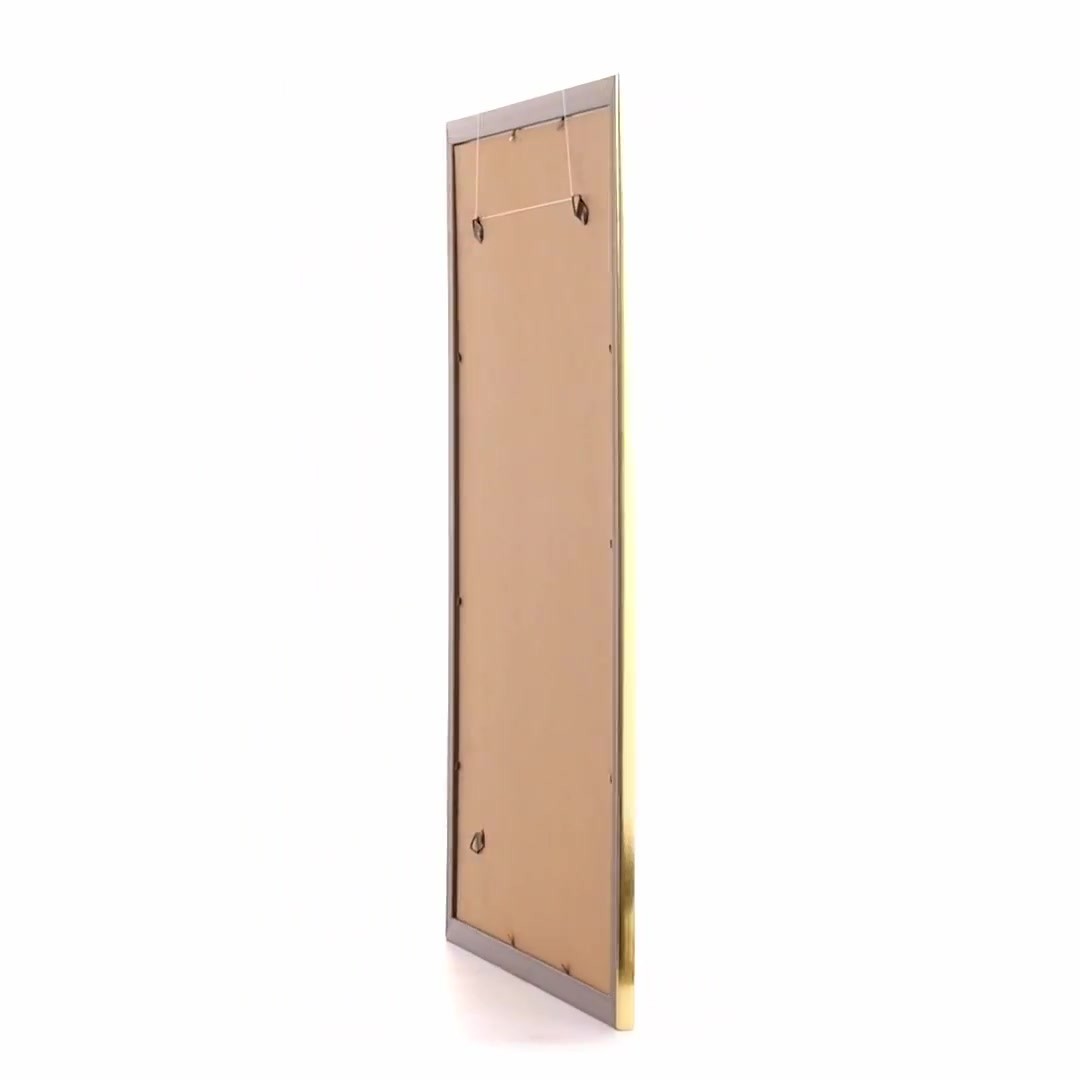 Textured gold Leon photo frame A3