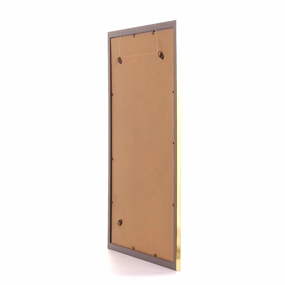 Textured gold Leon photo frame A3