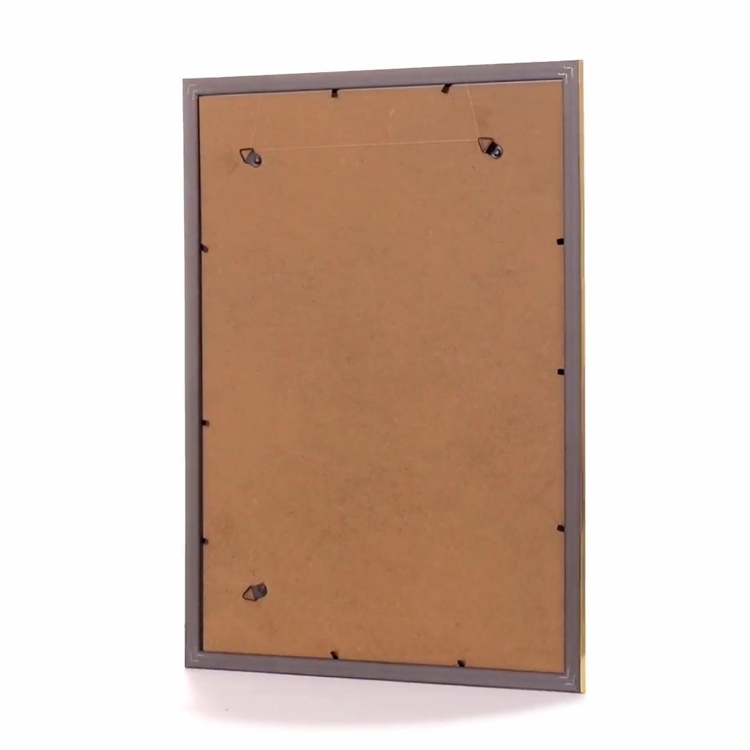 Textured gold Leon photo frame A3