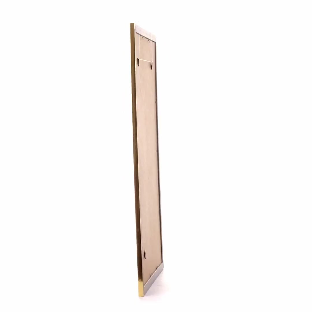 Textured gold Leon photo frame A3