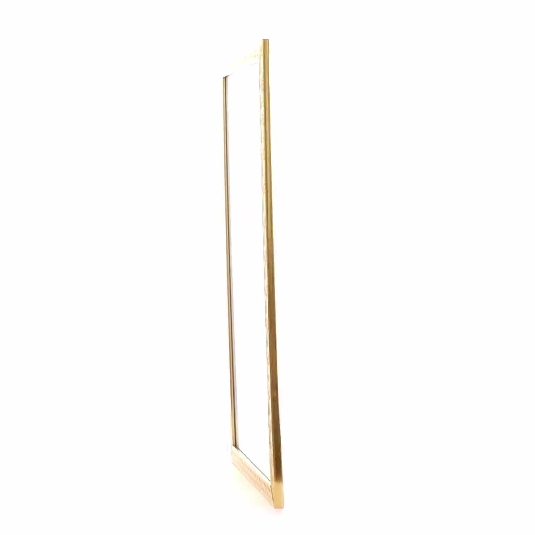 Textured gold Leon photo frame A3