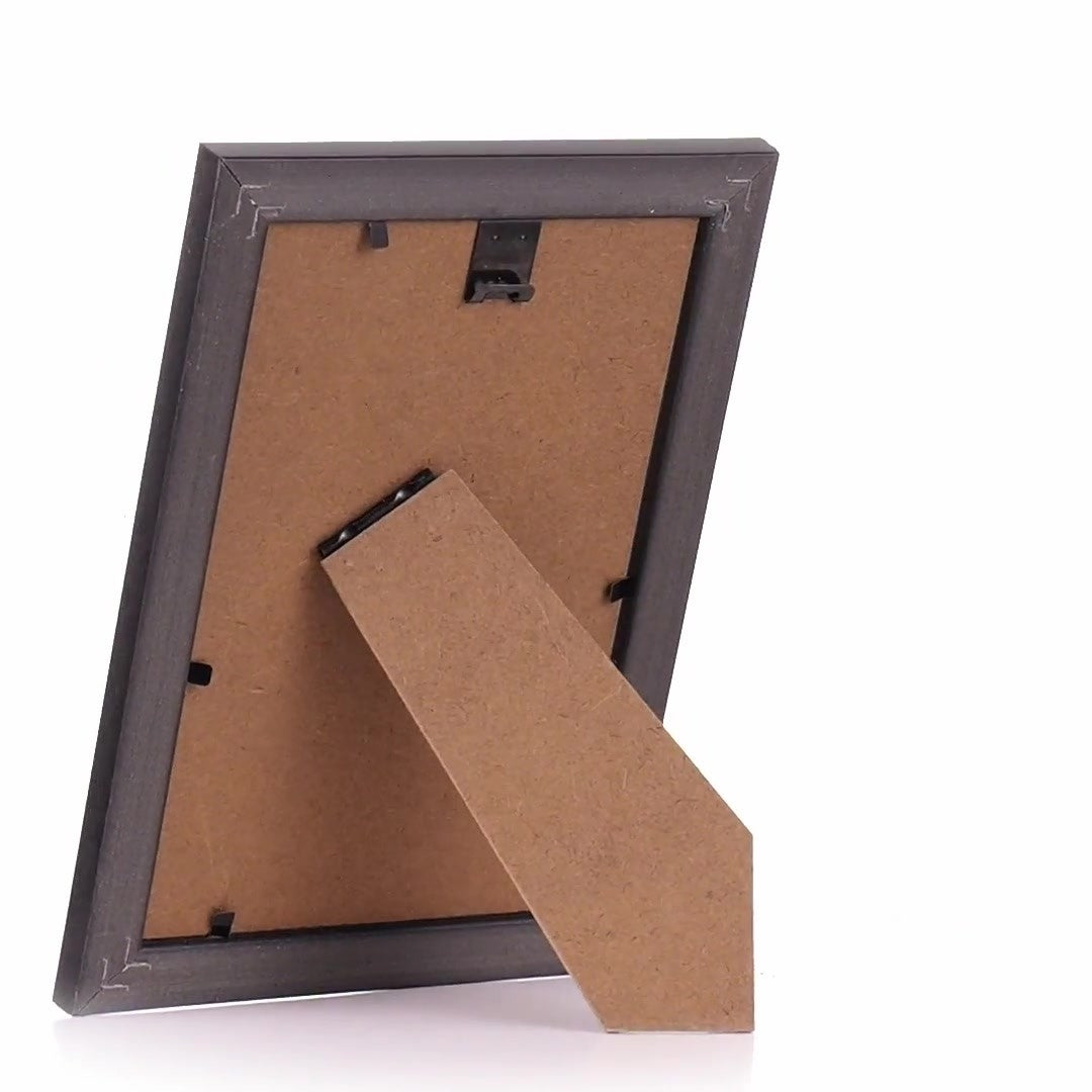 Leon textured black photo frame 10x15
