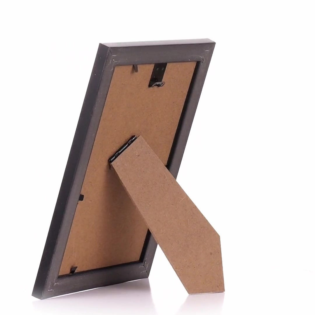 Leon textured black photo frame 10x15