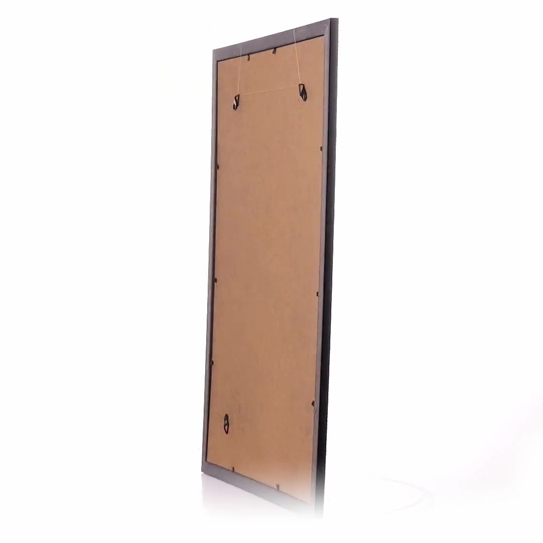 Leon black textured photo frame A3