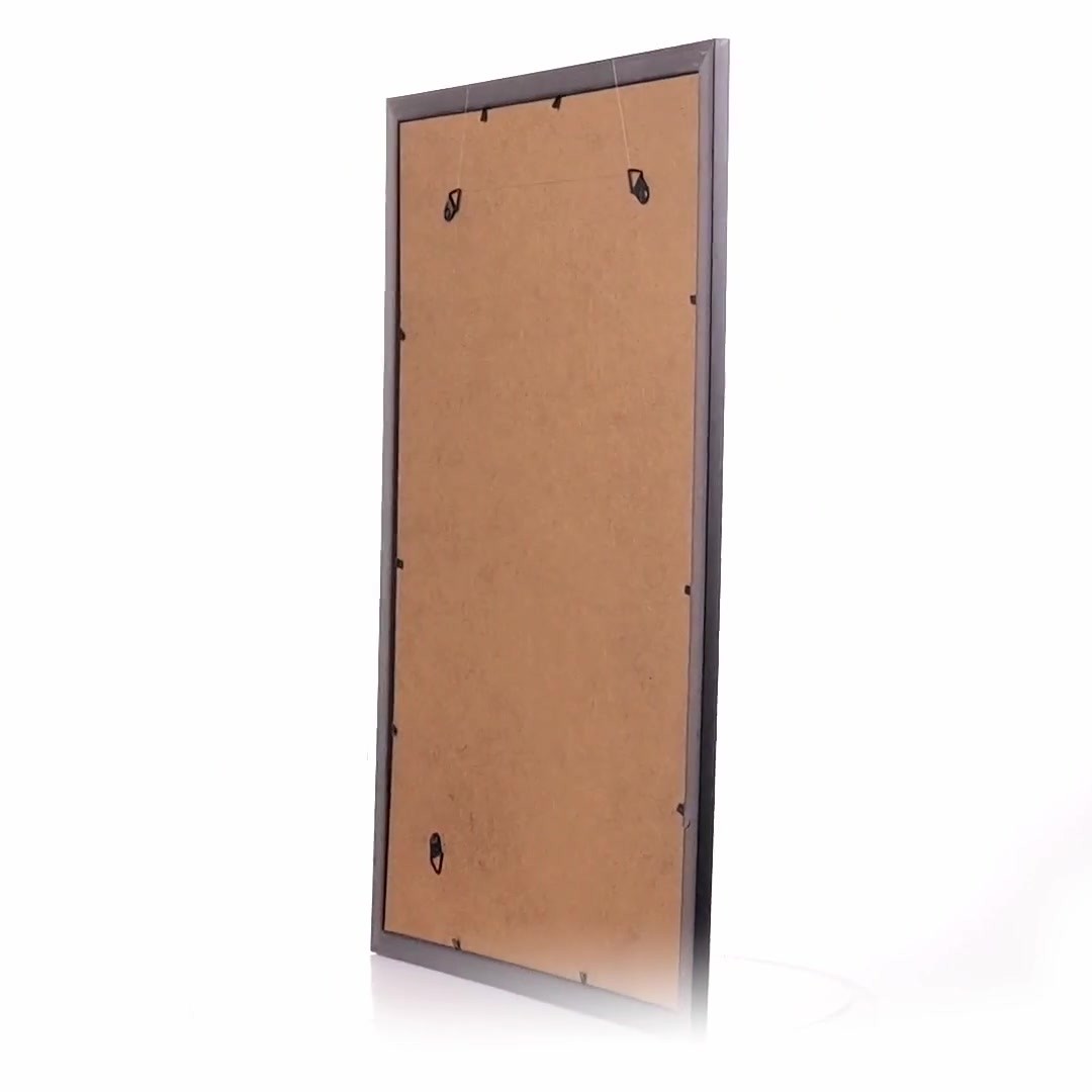 Leon black textured photo frame A3