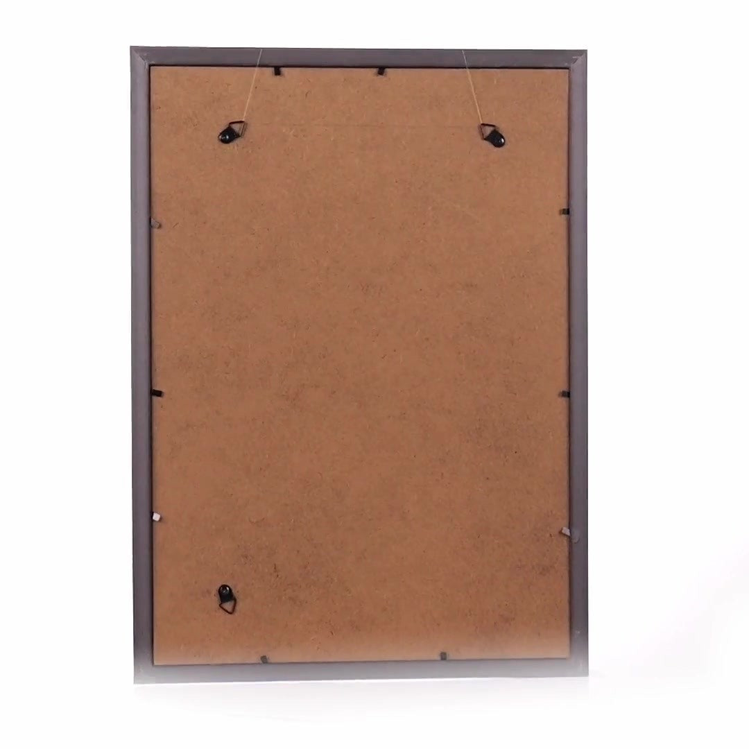 Leon black textured photo frame A3