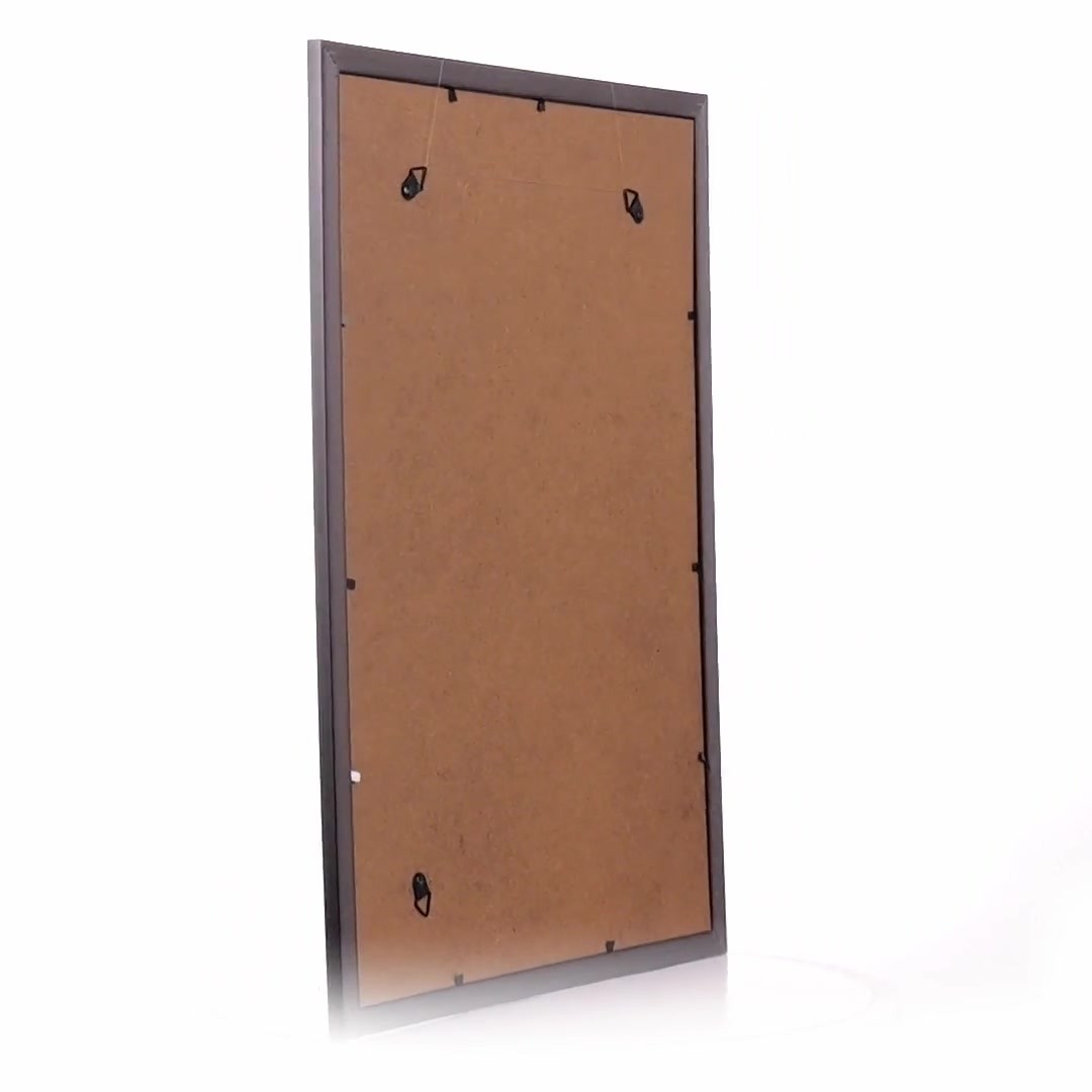 Leon black textured photo frame A3