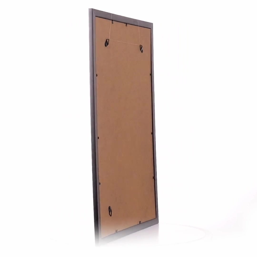 Leon black textured photo frame A3