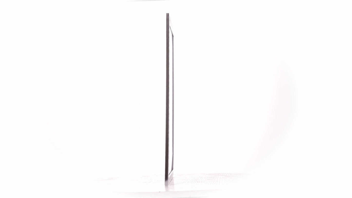 Textured silver Leon photo frame A3