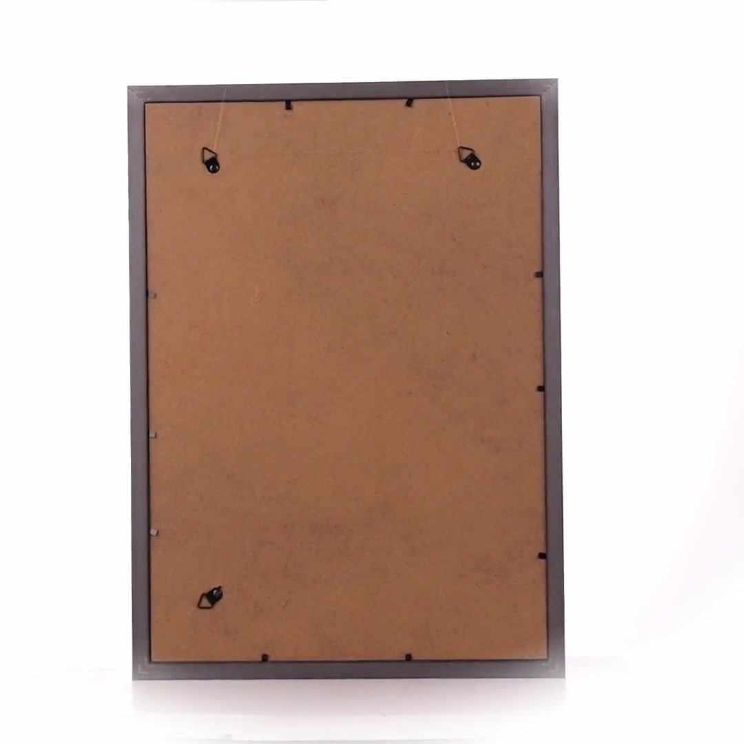 Textured silver Leon photo frame A3
