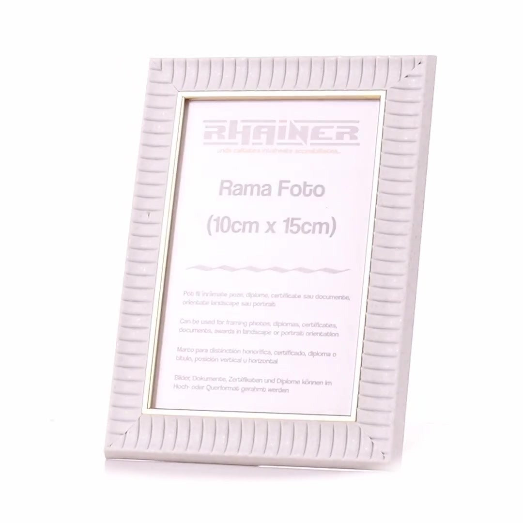 Merida white+gold photo frame 10x15
