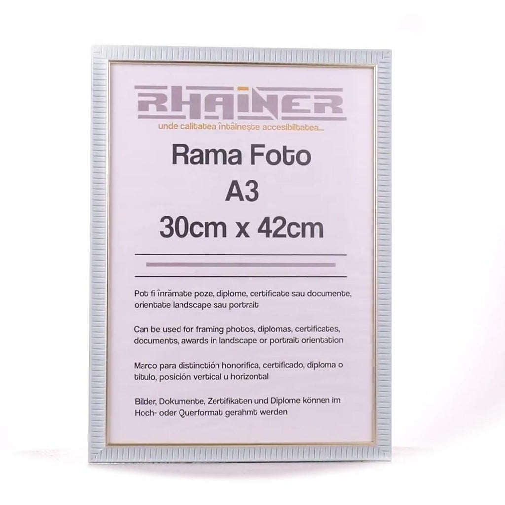Rama foto Merida bleu+auriu A3