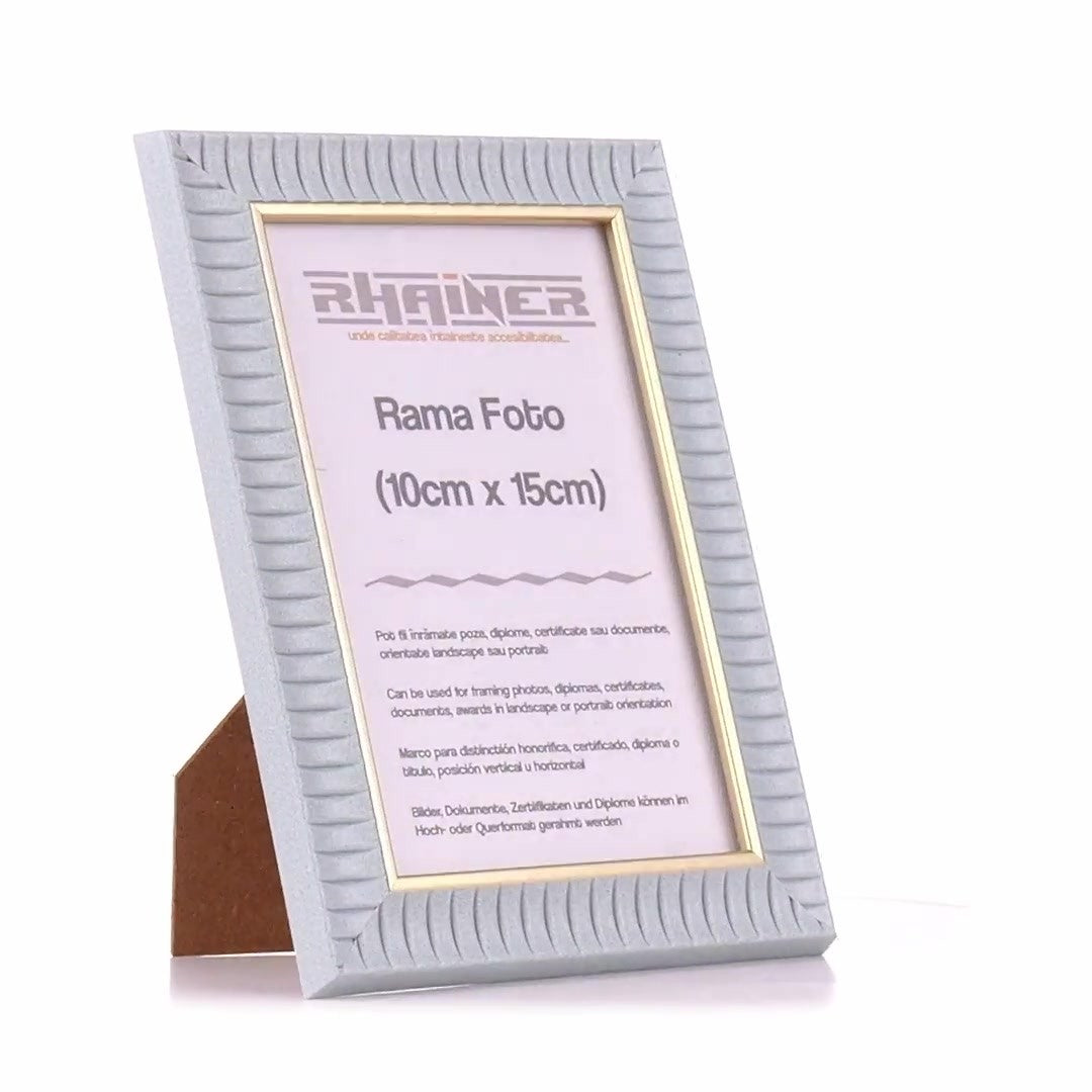 Merida blue+gold photo frame 10x15