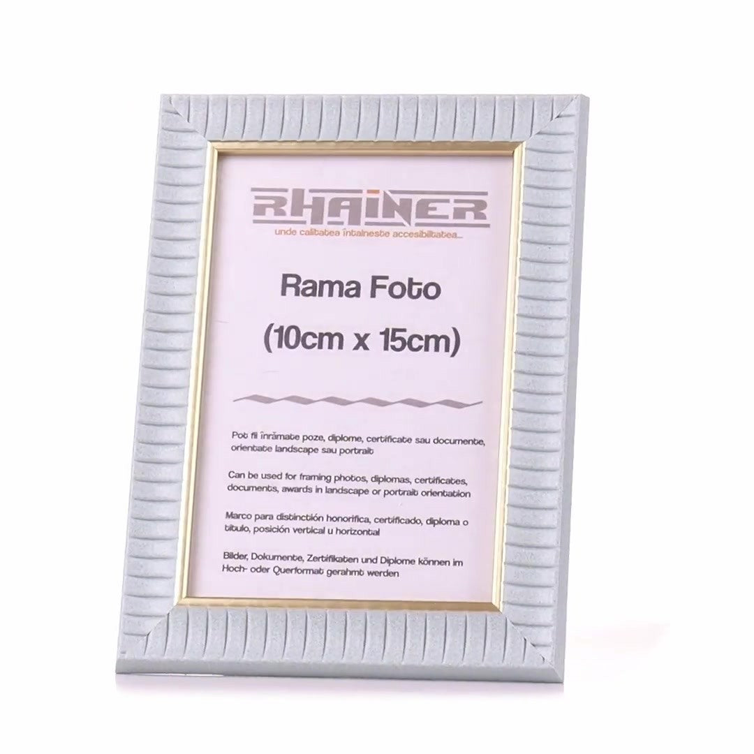 Merida blue+gold photo frame 10x15