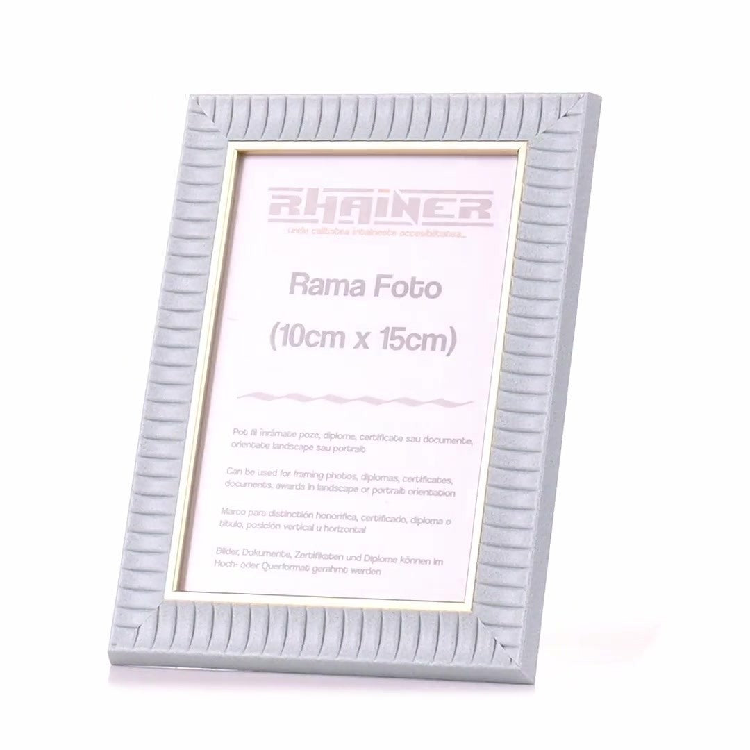 Merida blue+gold photo frame 10x15