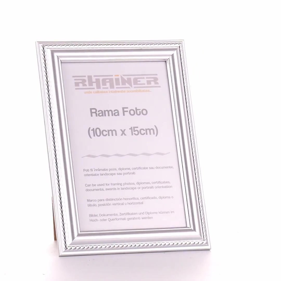 Athos silver photo frame 10x15